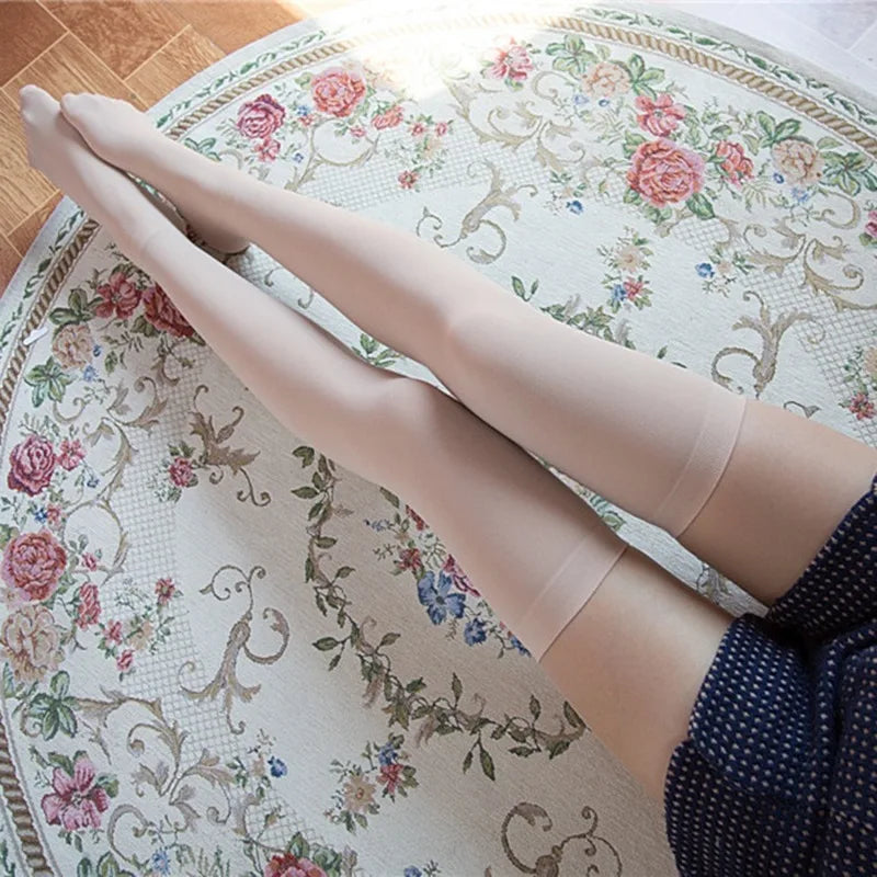 Sexy Striped Thigh High Socks for Women | Over Knee Nylon Stockings & Leg Warmers