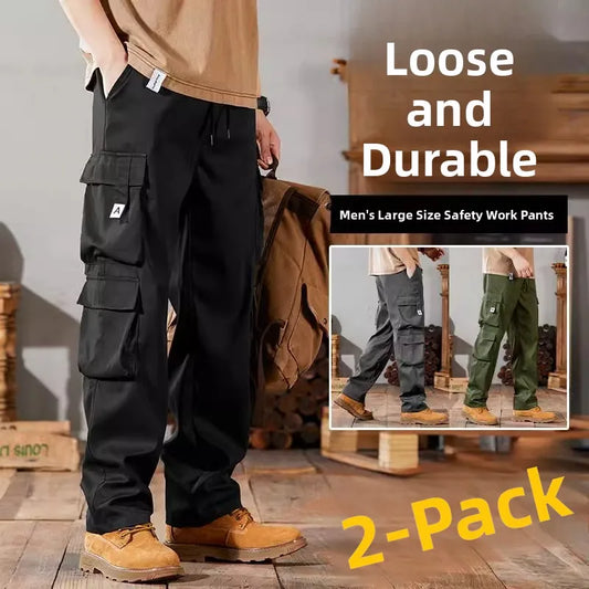 Men's Workwear Pants – Loose Fit Wear-Resistant Casual Durable