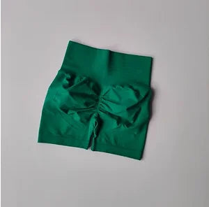 Damen-Sporthose mit Pfirsich-Po-Lifting, hoher Taille und Taillenstraffung, schlankmachende Laufhose, schnell trocknend, dreiviertel-enge Hose
