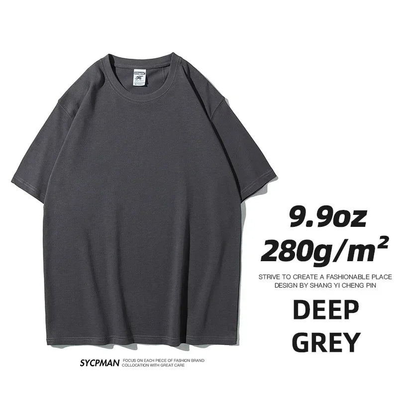 280gsm Oversized Heavy Cotton T-Shirt for Men