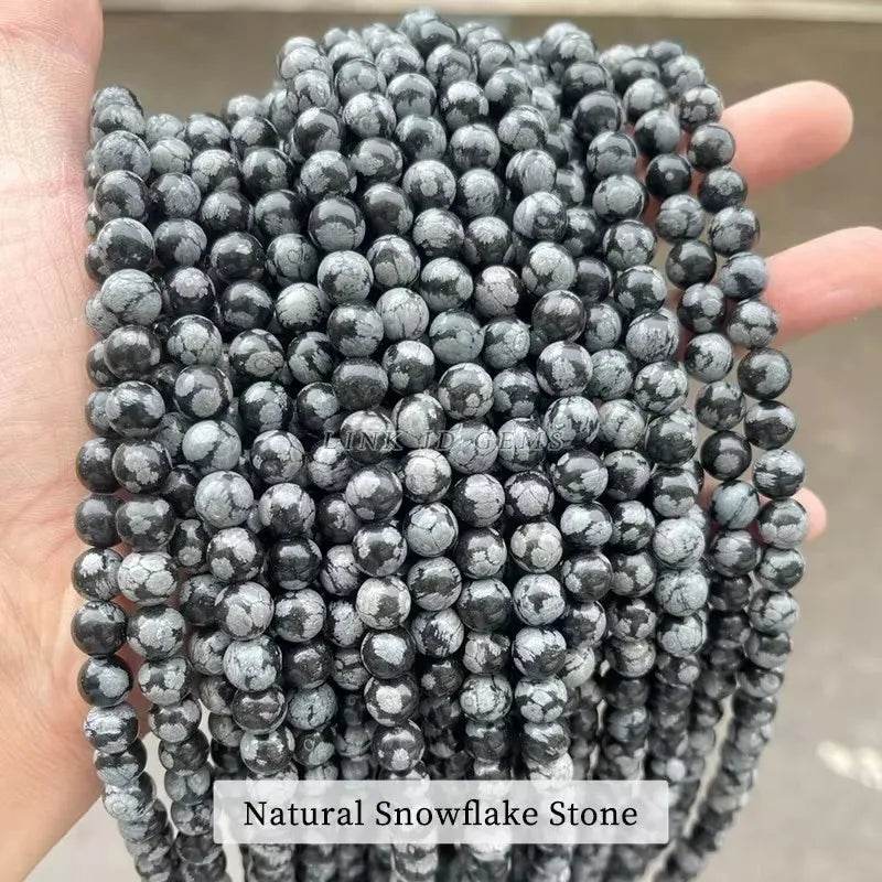 Natural Stone Golden Obsidian Bead Irisation Round Loose Spacer 4 6 8 10 12mm For Jewelry Making