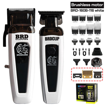 BRDCLIP 106B FA1T 609 Profi Haarschneidemaschine 7500RPM 7700RPM 7000RPM DLC Klinge mit Basis 106B Bürstenloser Motor Haarschneider