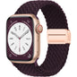 Geflochtenes Armband für Apple Watch 44mm 40mm 45mm 49mm 41mm 38mm Schnallenarmband iWatch Series SE 7 3 6 8 9 Ultra 2 Magnetisches Armband
