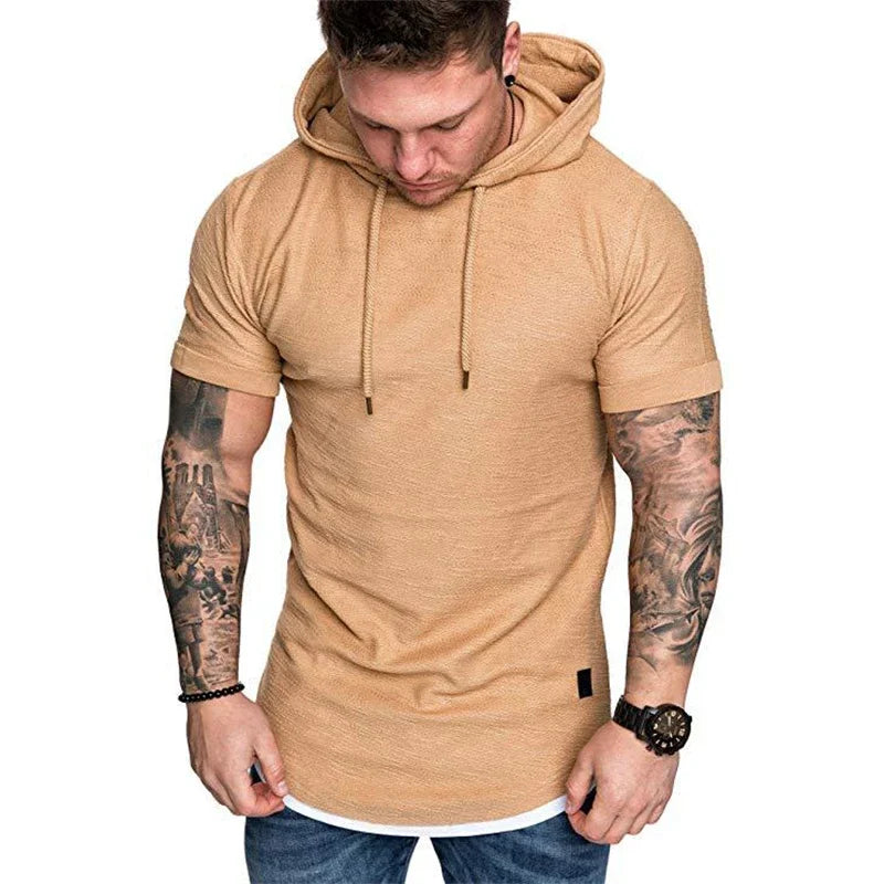 Men's Casual Solid Color Hoodie Sweatshirt — MRMT 2025