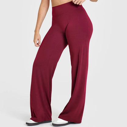 Oner Active Flared Leggings Leggings mit geradem Bein Damen Wide-Leg Pants Yoga Atmungsaktive Fitnesskleidung Vielseitige Freizeithose