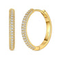 925 Sterling Silver Hoops Earrings Hypoallergenic Hoops Earrings With Zirconia Fashion High Quality Jewelry for Women Girls