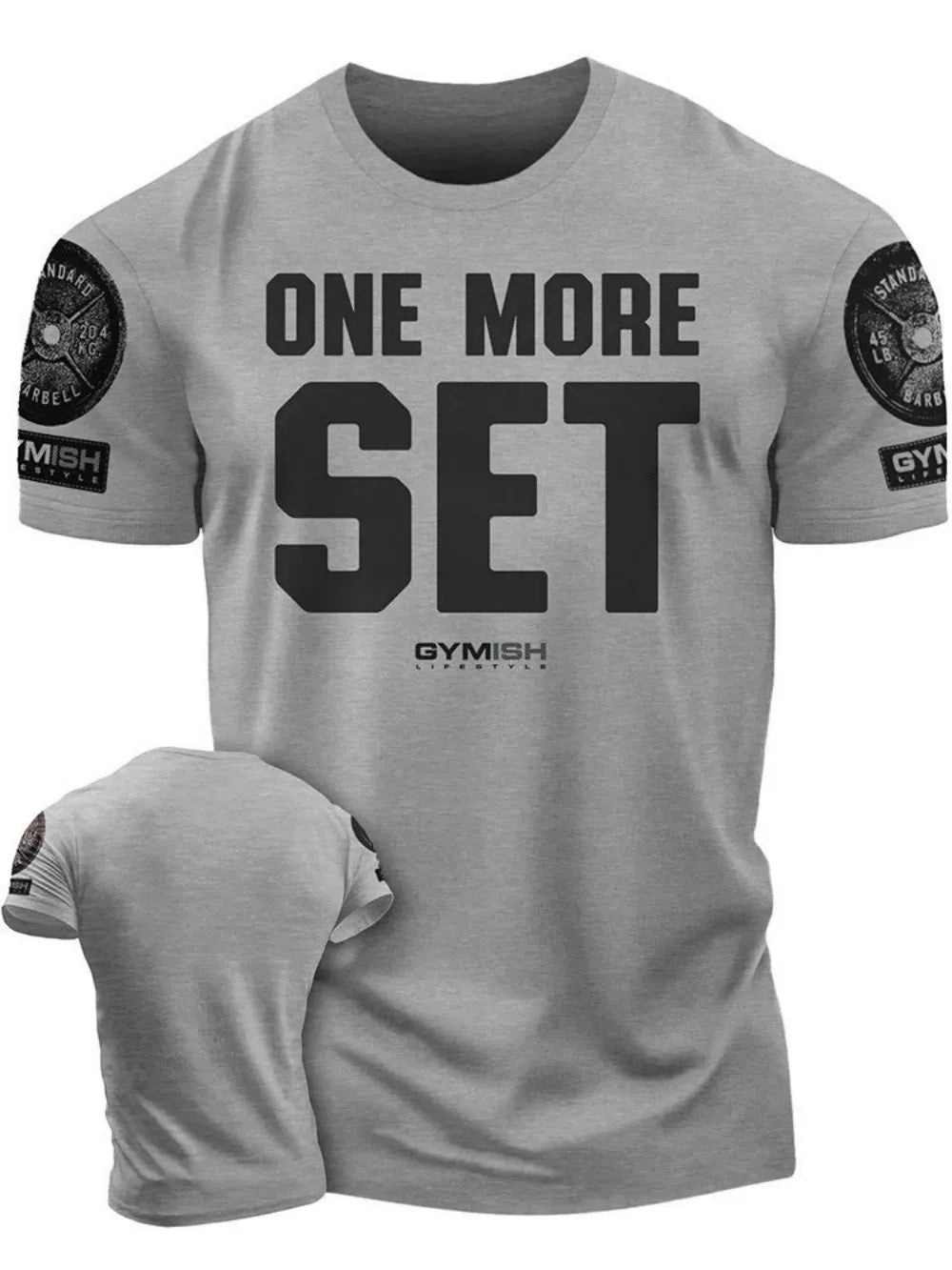 Summer new Adrenaline Power Workoout gym men's breathable round neck T-shirt high-quality letter printed casual top