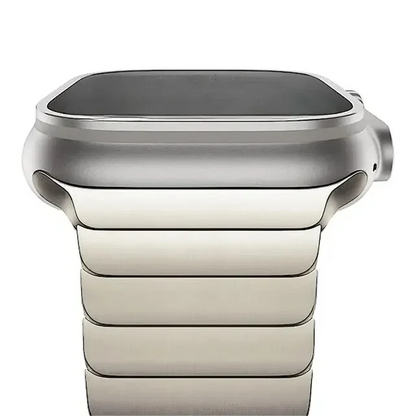 Luxuriöses Edelstahlarmband für Apple Watch Series 10 9 8 7 46mm 45mm 41mm Gliederarmband Iwatch Ultra 2 49mm IWatch Metallarmband