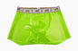 Herren Fetisch Latex Höschen Gummi Boxershorts Peniskondom Unterwäsche Kondom Cock Pouch Shorts Sexy Unterhosen für Herren