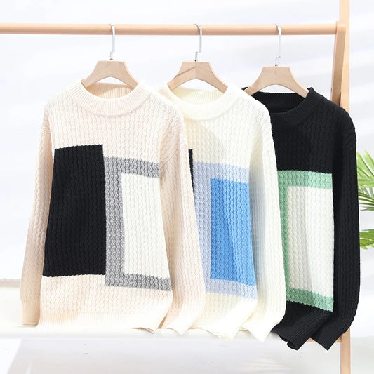Twist Turtleneck Sweater Men Top Quality Mens Christmas Sweaters Thick Warm Handsome Pullover Man