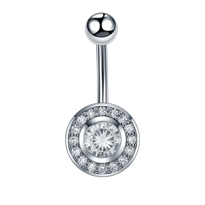 1Pc Surgical Steel Belly Button Ring Navel Nombril Piercing CZ Belly Ring Sexy Women Belly Piercing Body Jewelry Ombligo 14G