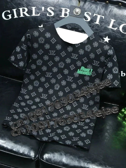 Comfortable Casual Quick-Drying T-Shirt for Men And Women 3D Printed High-End Streetwear Short-Sleeved Sports Moto Top
