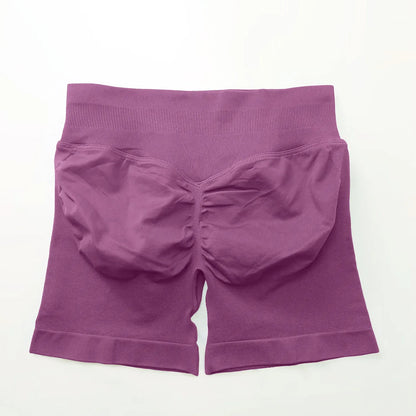 Women's 4.5" Biker Shorts | Scrunch Butt Seamless Yoga Gym Leggings
