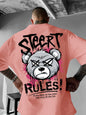 Men's Angry Bear Print T-Shirt | Breathable Street Top