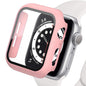 Displayschutzfolie aus gehärtetem Glas+Abdeckung für Apple Watch Zubehör 45mm 41mm 44mm 40mm 42mm Displayschutzfolie Apple Watch Hülle Serie 9 4 5 6 SE 7 8