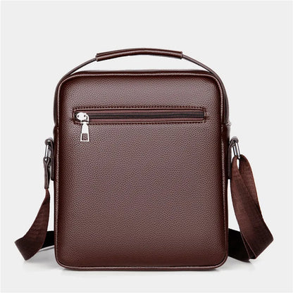 Herren Umhängetaschen wasserdicht Vintage Herrenhandtaschen Große Kapazität PU Leder Tasche Herren Kuriertaschen Tragetasche