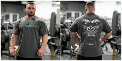 SILVERBACK Men's Oversized Gym Muscle Fitness T-Shirt