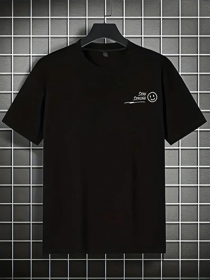 100% Cotton Letter Print T-Shirt | Unisex Streetwear