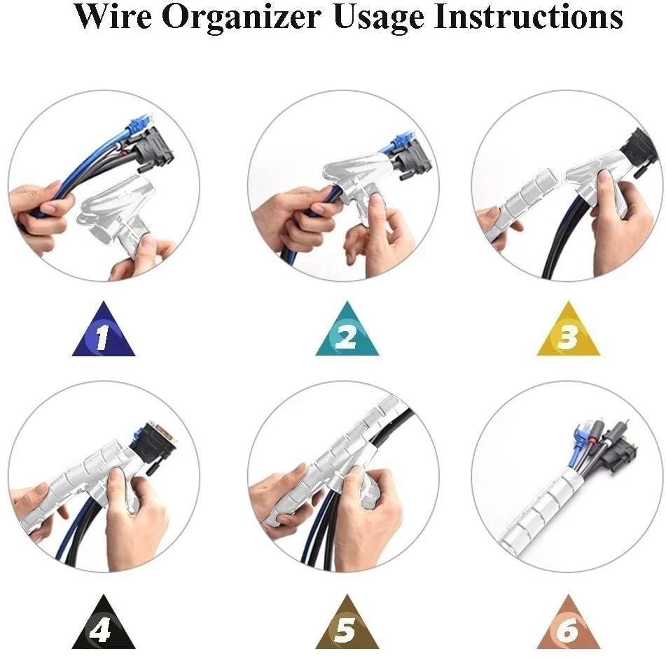 Flexible Spiral Cable Wire Protector 1M/2M - 10/16mm