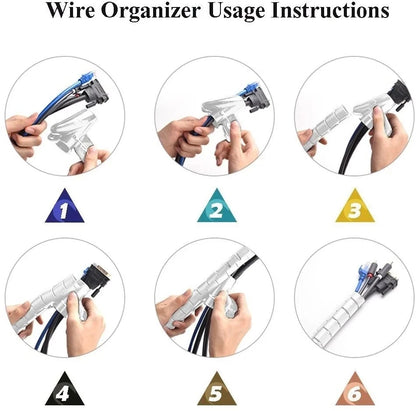 Flexible Spiral Cable Wire Protector 1M/2M - 10/16mm