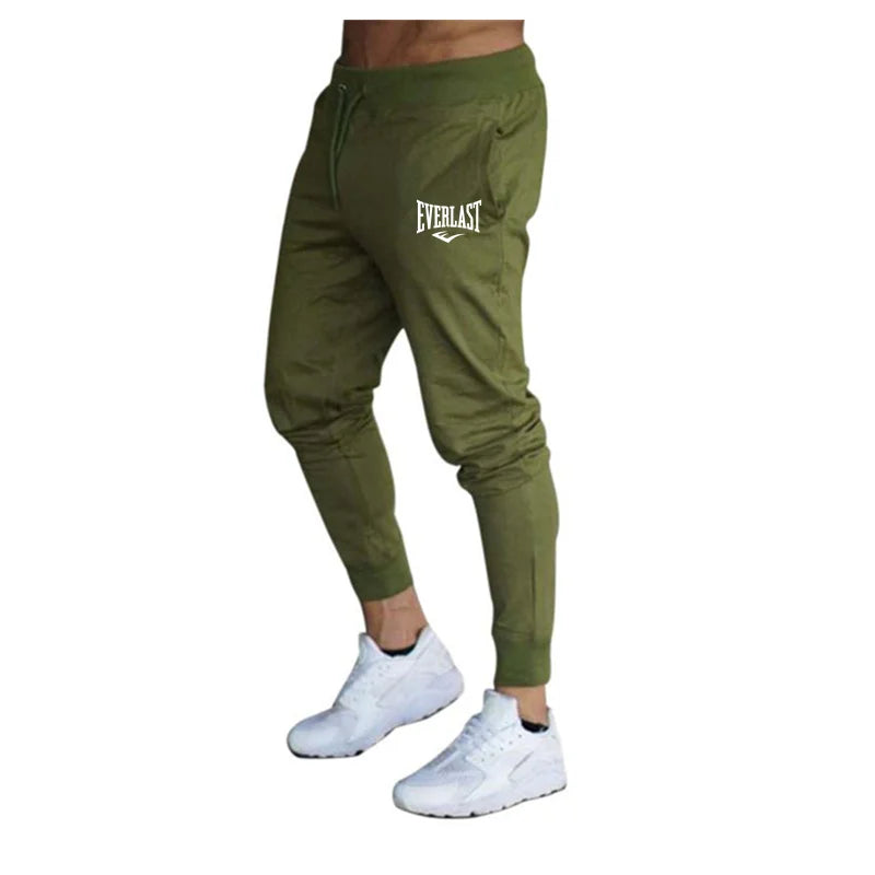 New Printed Pants Autumn EVERLAST Men/Women Running Pants Joggers Sweatpant Sport Casual Trousers Fitness Gym Breathable Pants