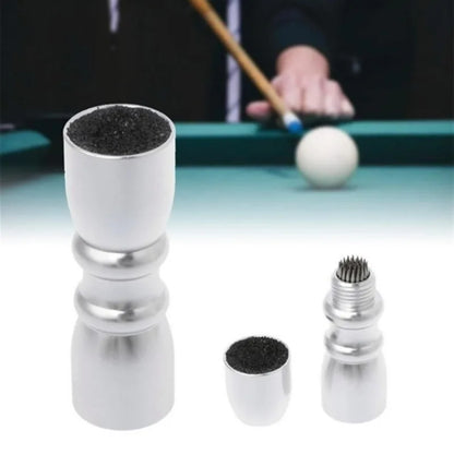 2 Styles Cue Tip Shaper Billiard Snooker Pool Cue Tip Shaper Snooker Cue Tips Multifunction Tool Shaper Scuffer Aerator Tapper