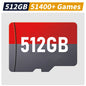 1TB Game TF Card for Steam Deck/Wins Handheld Latest Batocera 39 OS Retro Game Console with 61200 Games for PS3/PS2/PS1/PSP/MAME