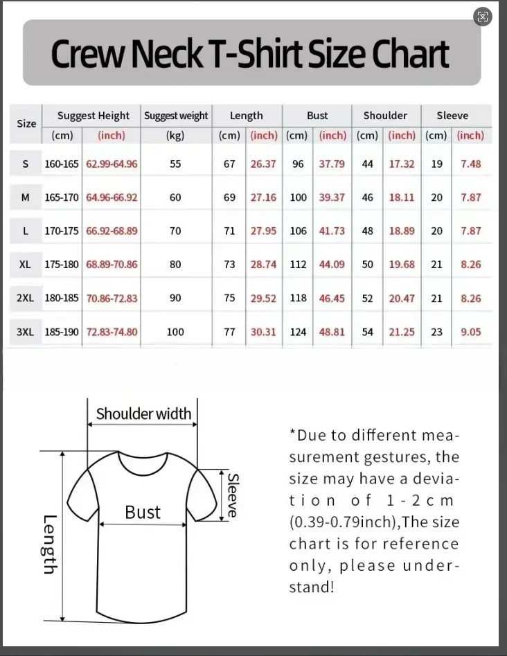 F Family Trendmuster Reine Baumwolle Herren- und Damen-Basis-Shirt, Rundhals Kurzarm T-Shirt Paar Print Frühling und Herbst