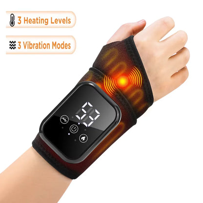 Electric foot and hand massager can vibrate and heat the ankles and ankles, and the bracket joints are portable, which can relax