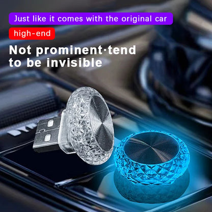 Portable Car USB Ambient LED Atmosphere Light