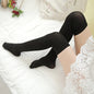 Sexy Striped Thigh High Socks for Women | Over Knee Nylon Stockings & Leg Warmers