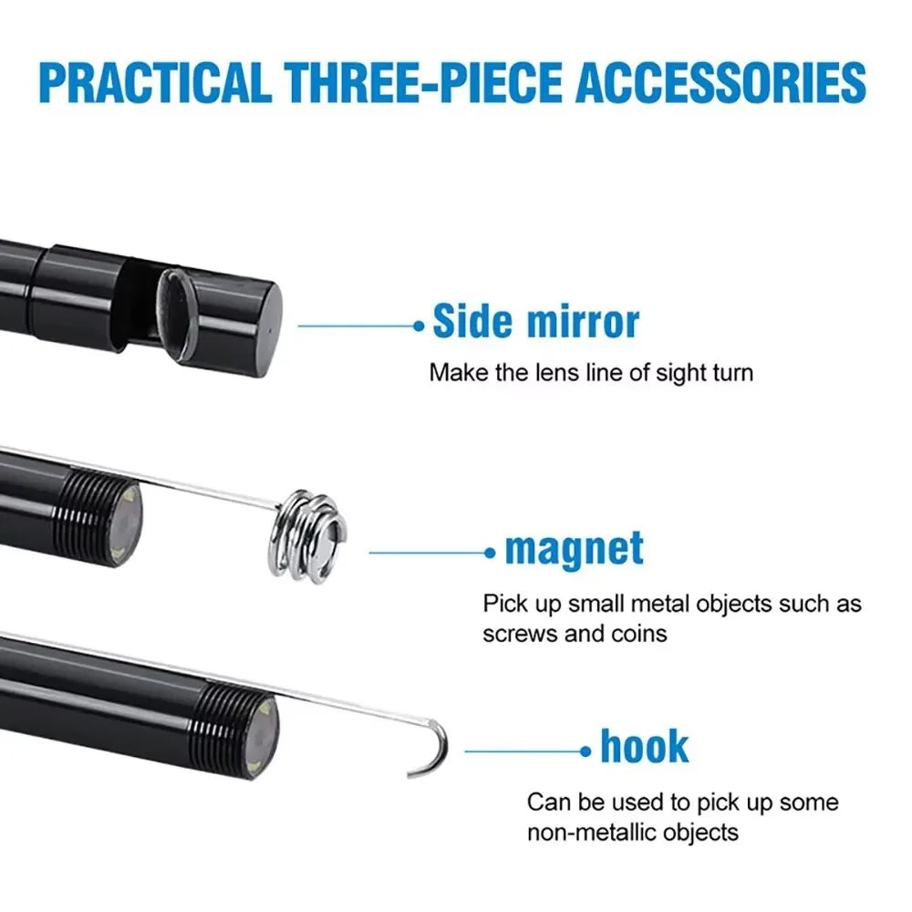 Type-C Endoscope Camera IP67 Waterproof 5.5/7mm LED