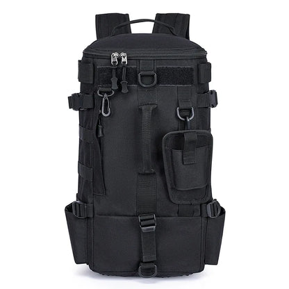 Taktischer Angelrucksack, Gerätetasche mit Rutenhaltern, Angelausrüstung, Molle, Camping, Wandern, Multifunktionale Outdoor-Tasche