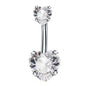 1Pc Surgical Steel Belly Button Ring Navel Nombril Piercing CZ Belly Ring Sexy Women Belly Piercing Body Jewelry Ombligo 14G