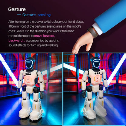Smart Humanoid RC Robot 2.4G Gesture Sensing Recording