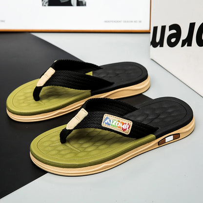 Men's Anti-Slip Beach Flip-Flops – Soft-Soled Summer Outdoor