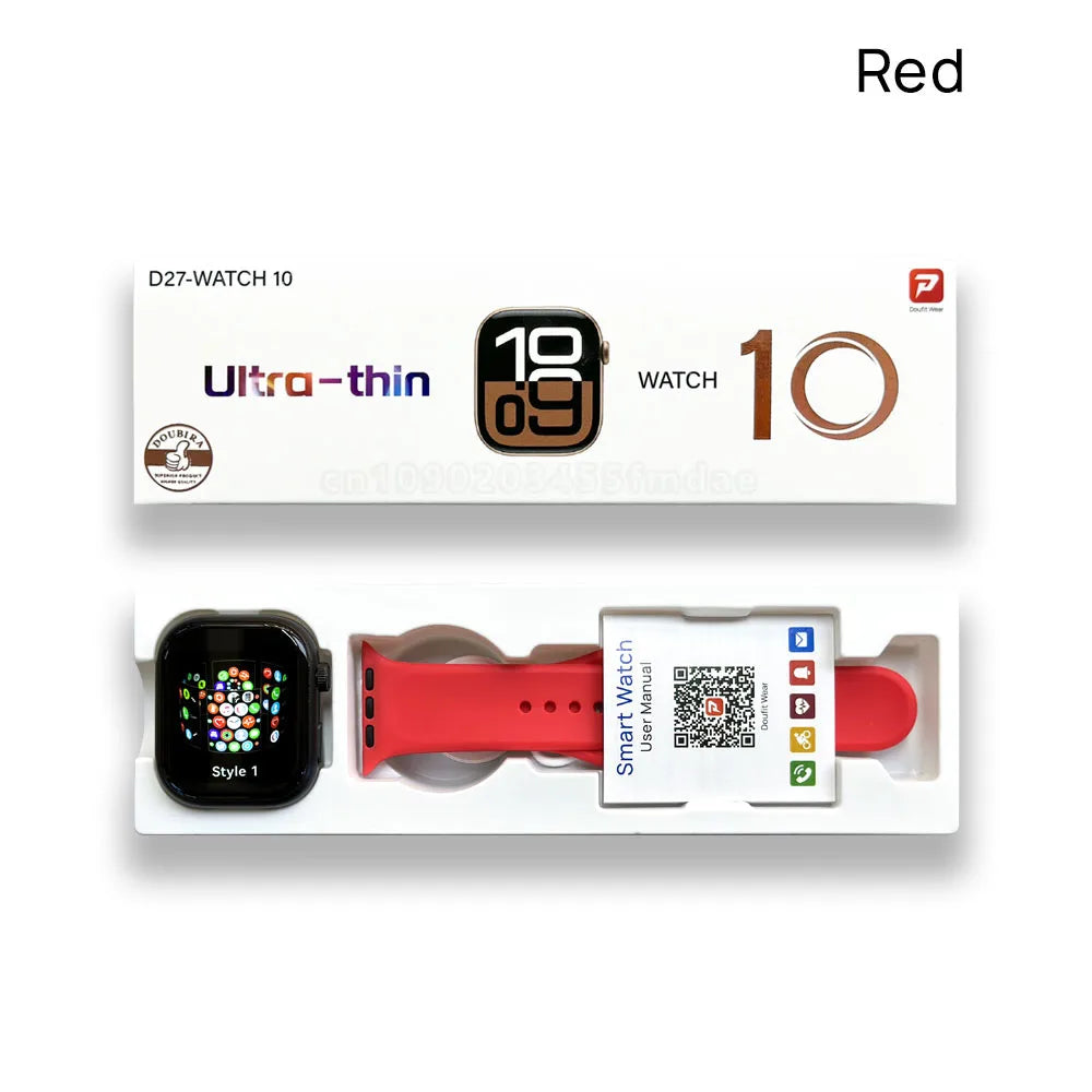 New Watch10 Series GPS Smart Watch Men Always On Display Heart Rate Body Temperature BT Call Women Waterproof Series Smartwatchs