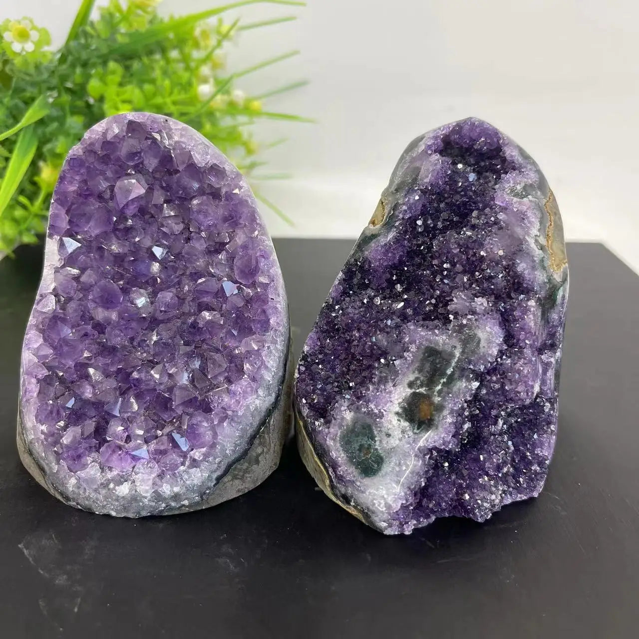 Natural Crystal Cluster Amethyst Stone Raw Quartz Minerals Real Home Spiritual Chakra Reiki