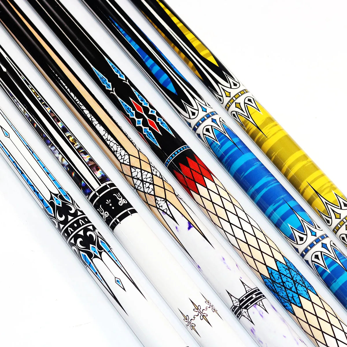 Neuer Snookerclub Training 2-teiliger Billardqueue Holz-Queue-Stock