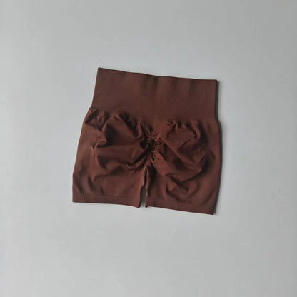 Damen-Sporthose mit Pfirsich-Po-Lifting, hoher Taille und Taillenstraffung, schlankmachende Laufhose, schnell trocknend, dreiviertel-enge Hose