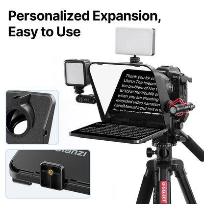 Ulanzi RT02 Universal Teleprompter for Camera & Phone