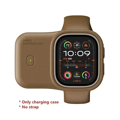 Portable Wireless Charger 1200mAh Spare Battery Powerbank Device For Apple Watch8 7 6 5 4 SE Ultra for iWatch Fast Charging case