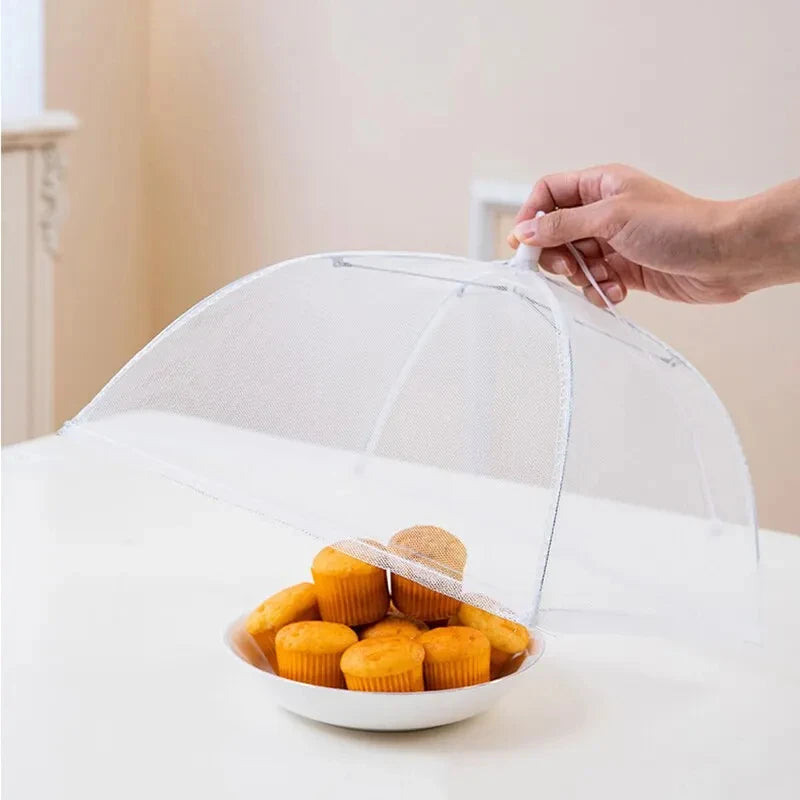 Mesh Food Cover Folding Washable - Insect Proof Dish Cover