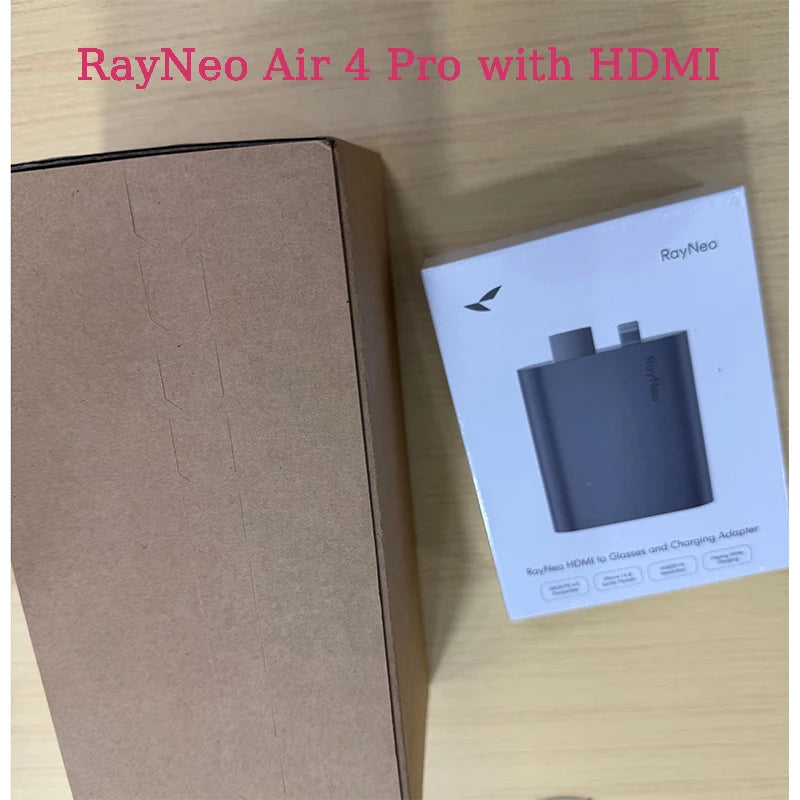 2025 new RayNeo Air 4 Pro - smart AR glasses Supports HDR10, HD giant screen viewing glasses, Micro-OLED dual-layer