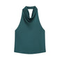 DAMEN 2025 Neckholder-Tops für Frauen Schwarzes Satin-Rückenfreies Top Damen Rosa Sommer Strandtop Damen schulterfreies Camisole-Top Frauen