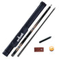 Crical Carbon Fiber Pool Cue Stick Carbon fiber Billiard Cue Stick Kit  low deflection 3/8*8 joint with billar Cases