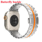 Stainless Steel Strap For Apple Watch Series 11 10 9 8 SE 3 46mm 45mm 42mm 44mm Metal Bracelet Band For iWatch Ultra 3/2/1 49mm