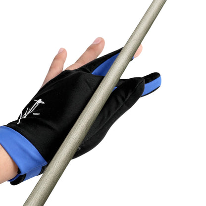 Billardhandschuh Linke Hand Drei Finger Billardhandschuh Rutschfeste Aufkleber Elastizität Billard Trainingshandschuhe Zubehör