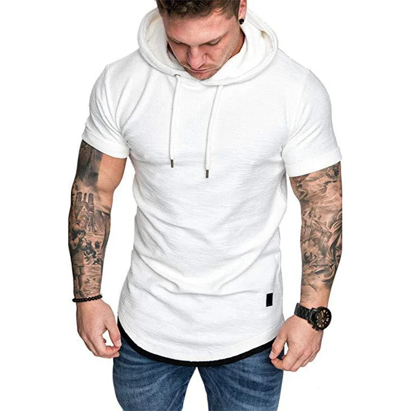 Men's Casual Solid Color Hoodie Sweatshirt — MRMT 2025