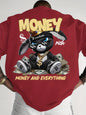Men's Letter Print Casual Sporty Summer Tee